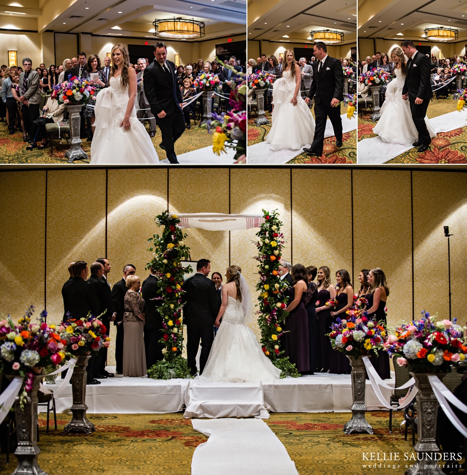 troy Marriott wedding, Jewish wedding ceremony